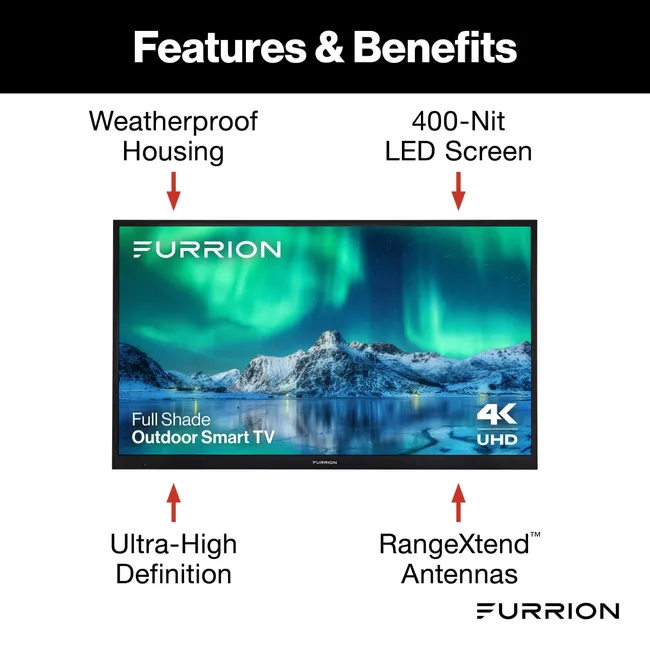 Furrion - Aurora® Full-Shade 4K LED Outdoor Smart TV
