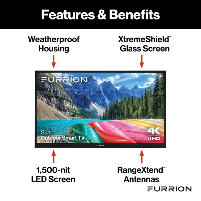 Furrion - Aurora® Sun 4K UHD LED Outdoor Smart TV with HDR10