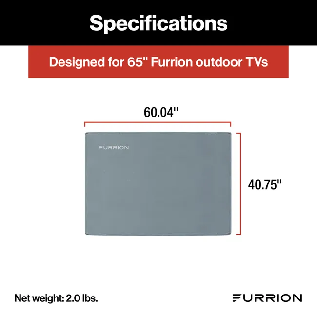 Furrion - Aurora® Outdoor TV Cover - 65"