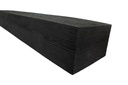 MagraHearth Mantel natural wood 4' ebony