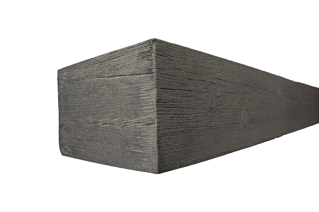 MagraHearth Mantel natural wood 4' graphite