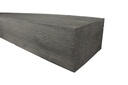 MagraHearth Mantel natural wood 4' graphite