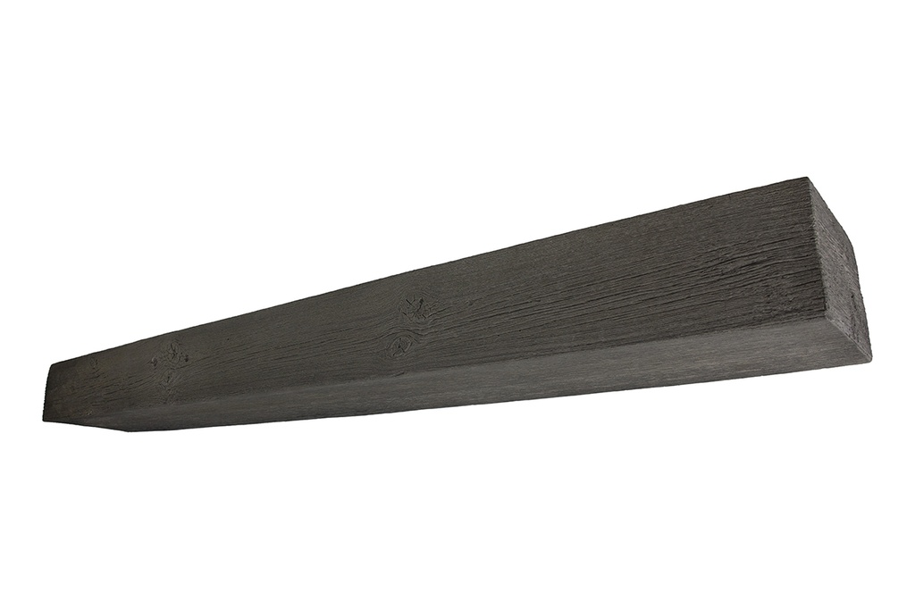 MagraHearth Mantel natural wood 5' graphite