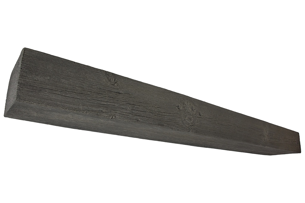 MagraHearth Mantel natural wood 5' graphite