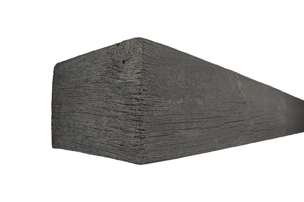 MagraHearth Mantel natural wood 5' graphite