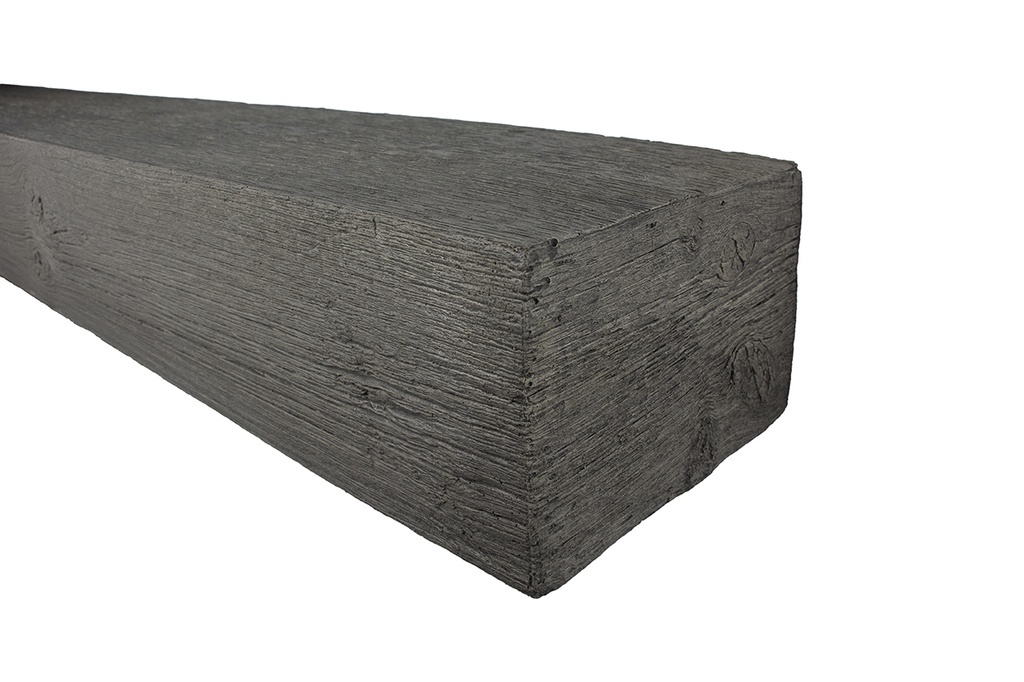 MagraHearth Mantel natural wood 5' graphite