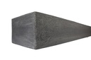 MagraHearth Mantel natural wood 6' graphite