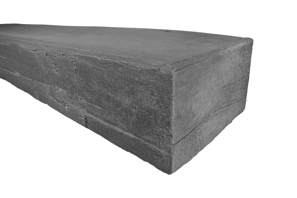 MagraHearth Mantel rustic barn wood 5' graphite