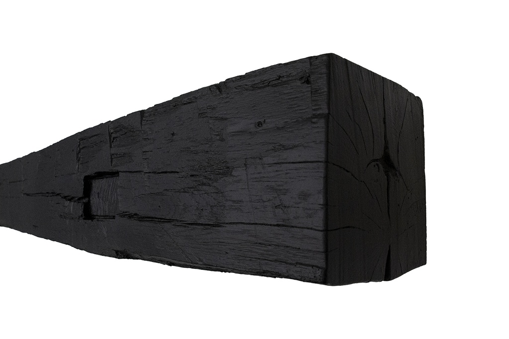 MagraHearth Mantel mortise barn beam 6' ebony