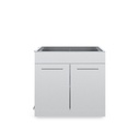 2-DOOR STAINLESS STEEL CABINET