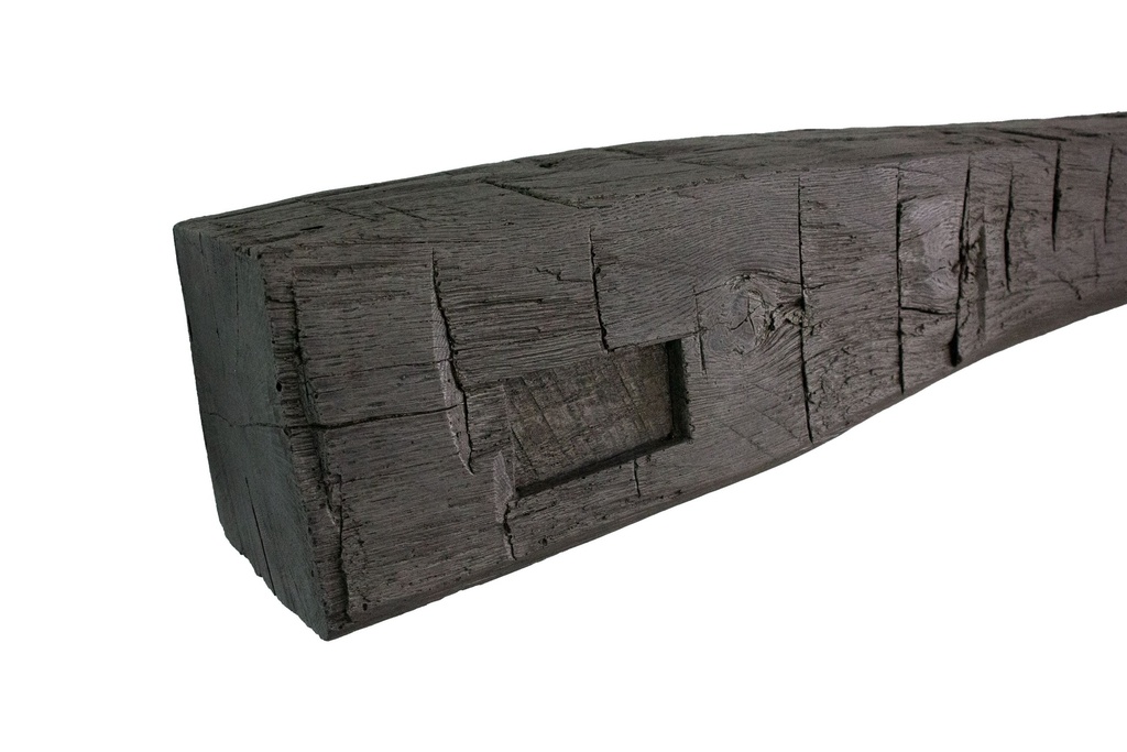 MagraHearth Mantel mortise barn beam 5' graphite