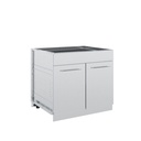 2-DOOR STAINLESS STEEL CABINET