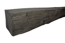 MagraHearth Mantel mortise barn beam 6' graphite