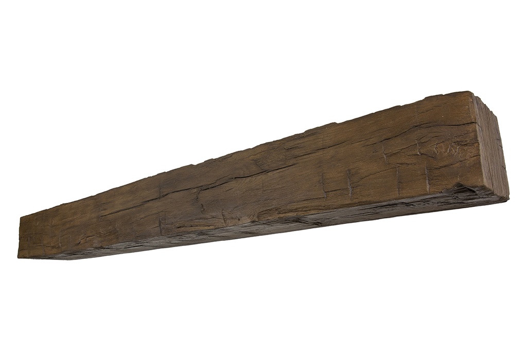 MagraHearth Mantel large barn beam 6-1/2' brown