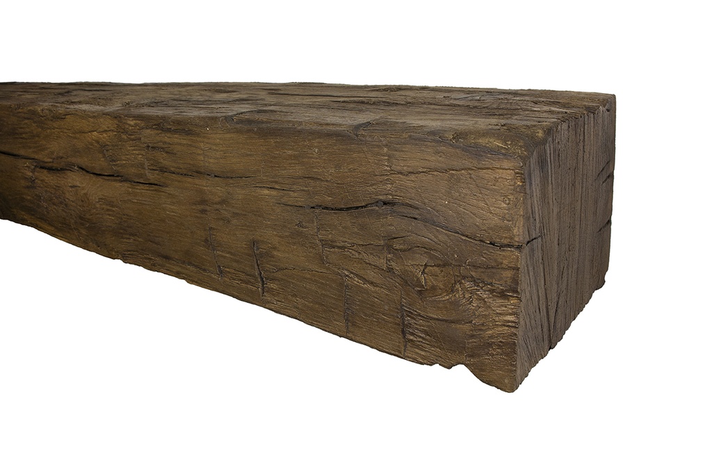 MagraHearth Mantel large barn beam 6-1/2' brown