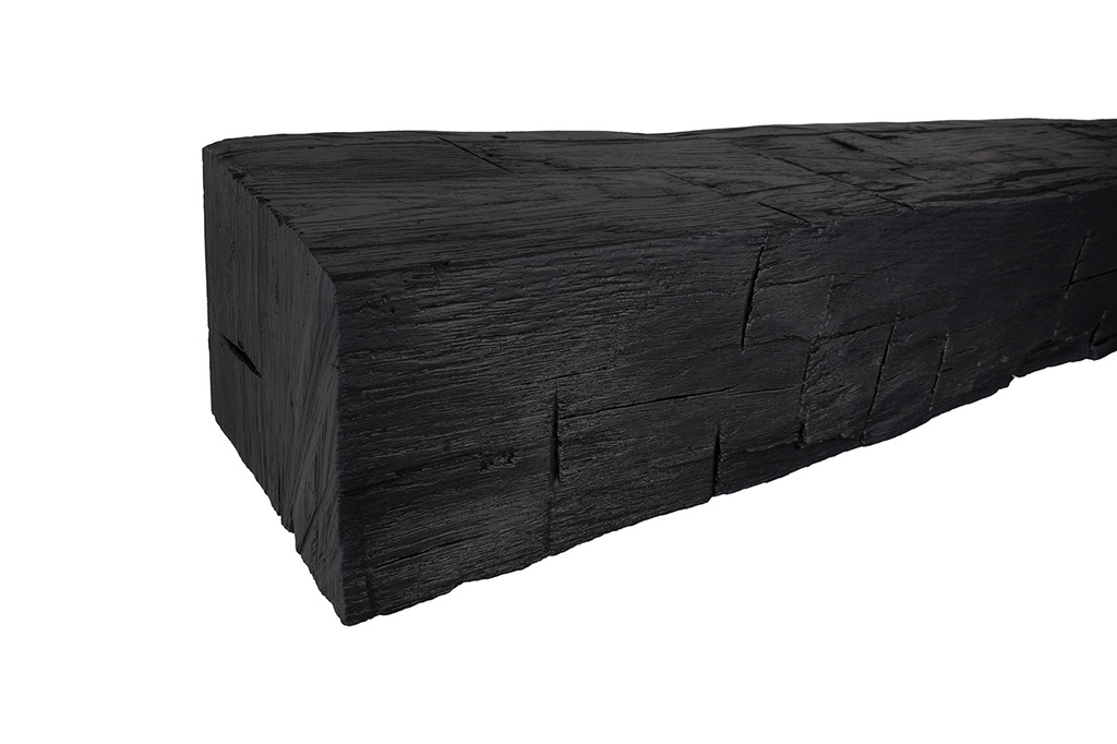 MagraHearth Mantel large barn beam 6-1/2' ebony