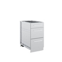 3-DRAWER STAINLESS STEEL CABINET