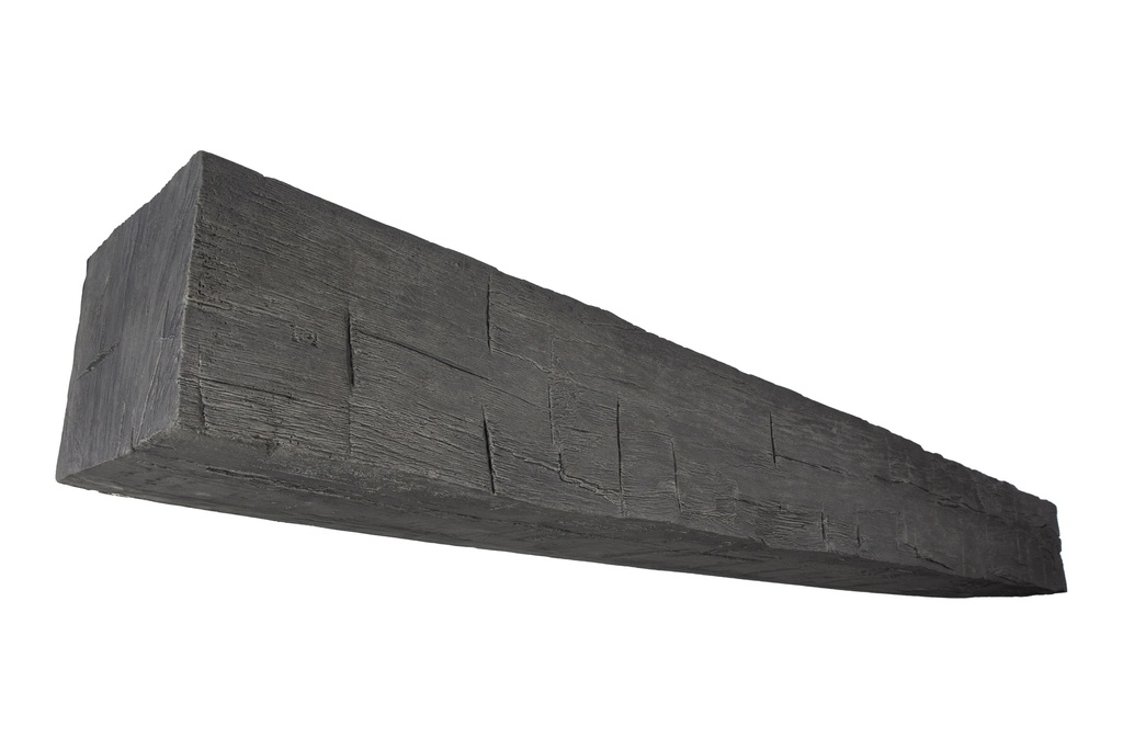 MagraHearth Mantel large barn beam 6-1/2' graphite