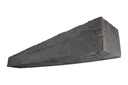 MagraHearth Mantel large barn beam 6-1/2' graphite