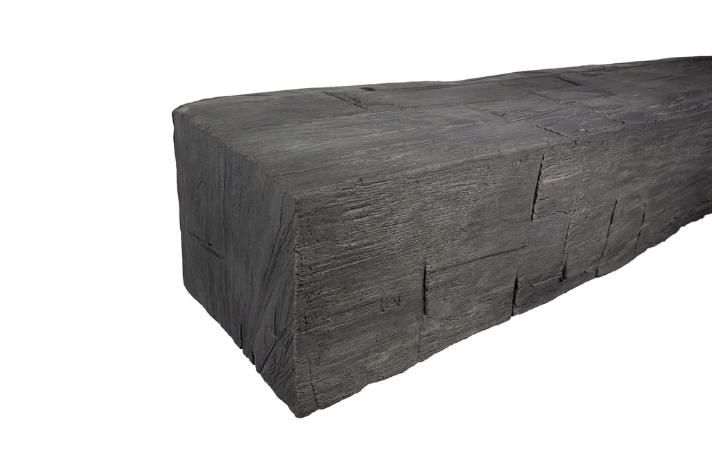 MagraHearth Mantel large barn beam 6-1/2' graphite