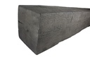 MagraHearth Mantel small mortise post 54" graphite