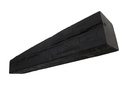 MagraHearth Mantel small plain post 54" ebony