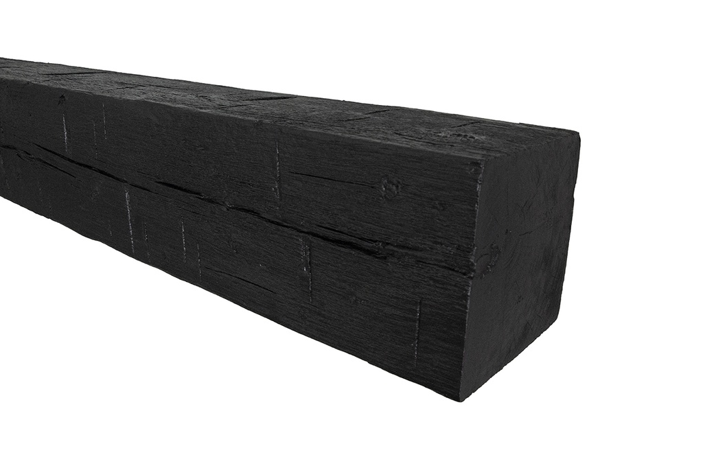 MagraHearth Mantel small plain post 54" ebony