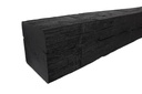 MagraHearth Mantel small plain post 54" ebony