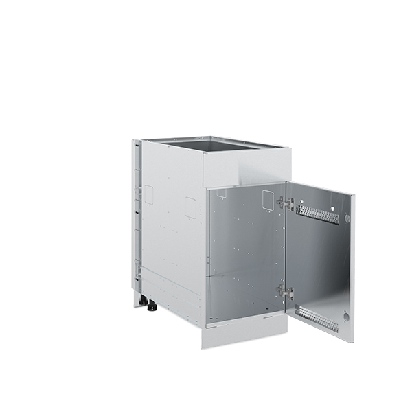 LP TANK AND SIDE BURNER CABINET