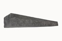 MagraHearth Mantel chiseled stone 5' graphite