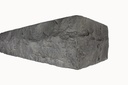 MagraHearth Mantel chiseled stone 5' graphite