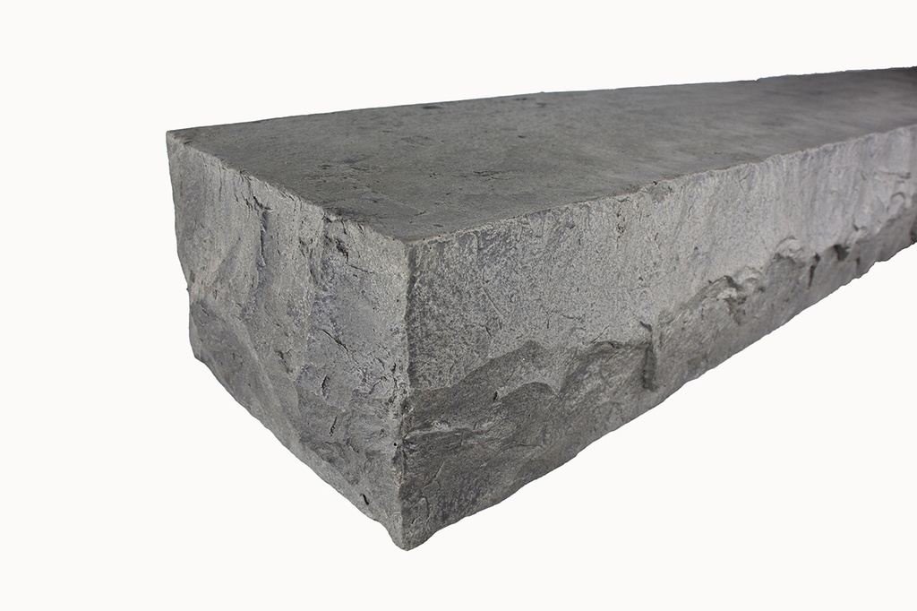 MagraHearth Mantel chiseled stone 5' graphite