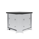 90º STAINLESS STEEL CORNER CABINET