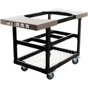 Primo - Cart Base with Basket and SS Side Shelves for JR 200