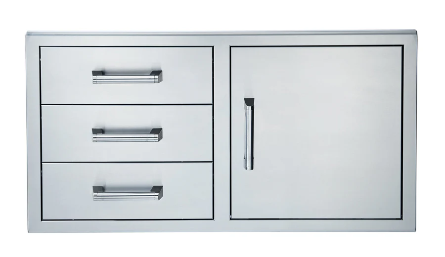 Primo - Single Door with Triple Drawer, 42-in. W x 22-in. H 