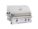 AOG - 24" Built-In Gas Grill W/LIGHTS, SI,NAT