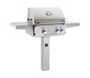 AOG - 24" Post Mount Grill with Lights (Natural Gas)