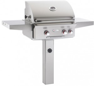 AOG - 24" In-Ground Post Mount Gas Grill (Natural Gas)