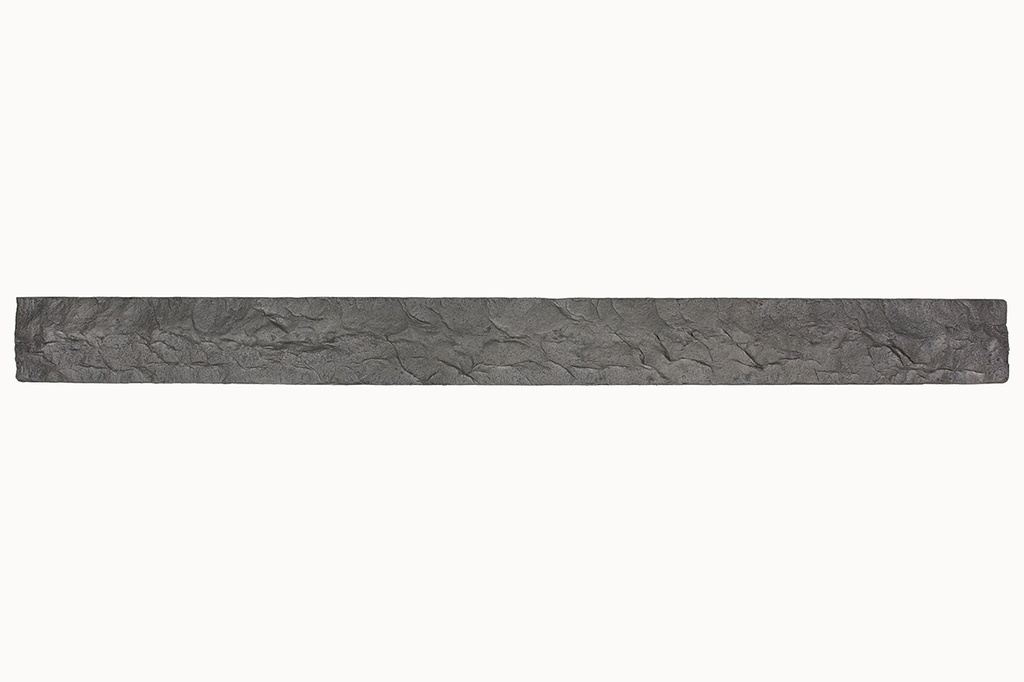 MagraHearth - Mantel chiseled stone 5' graphite