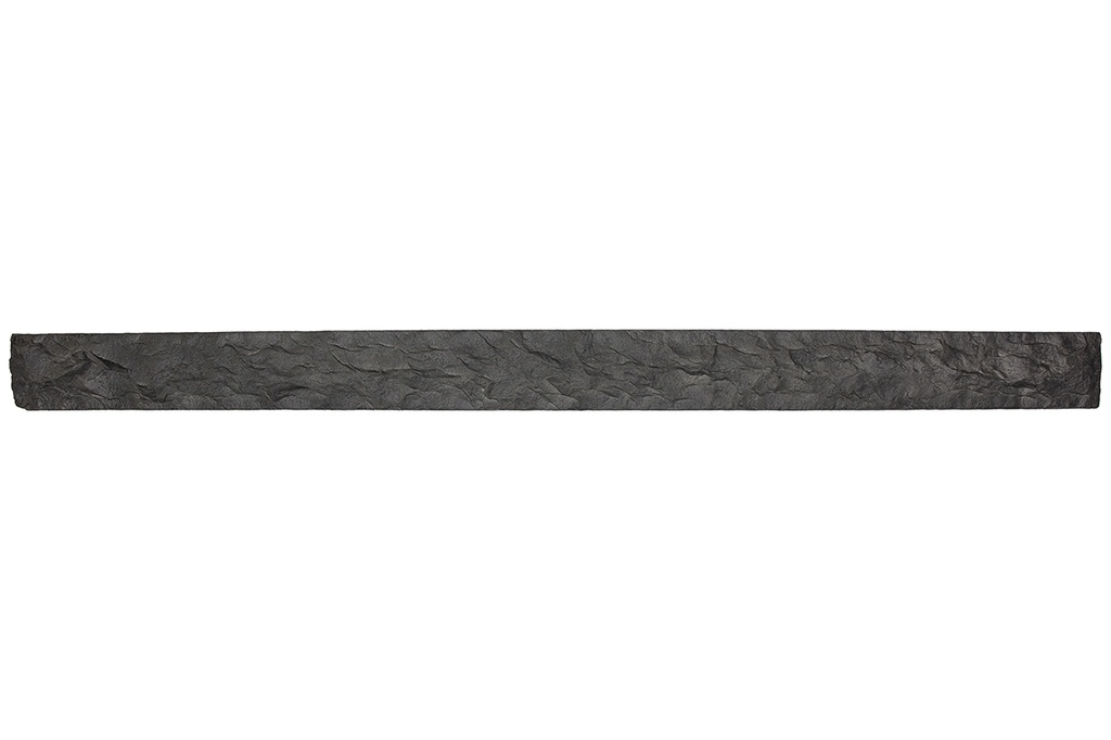 MagraHearth - Mantel chiseled stone 6' graphite