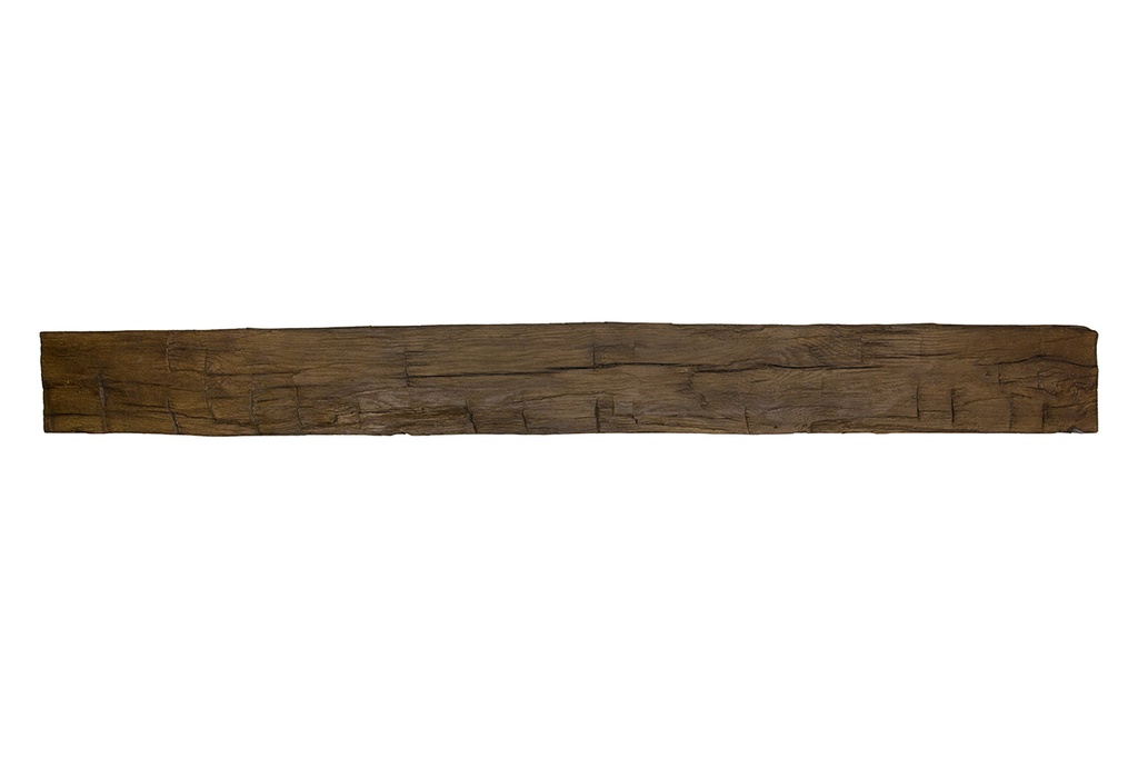 MagraHearth - Mantel large barn beam 6-1/2' brown