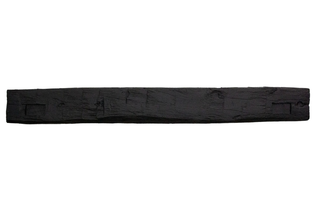 MagraHearth - Mantel mortise barn beam 5' ebony