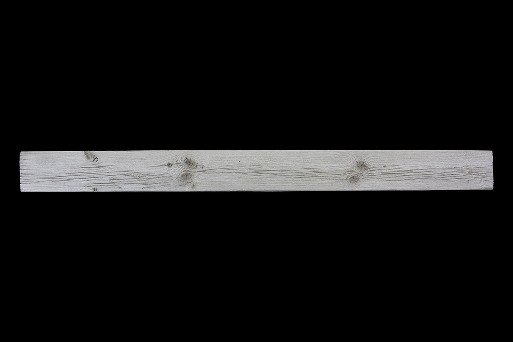 MagraHearth - Mantel natural wood 5' whitewash