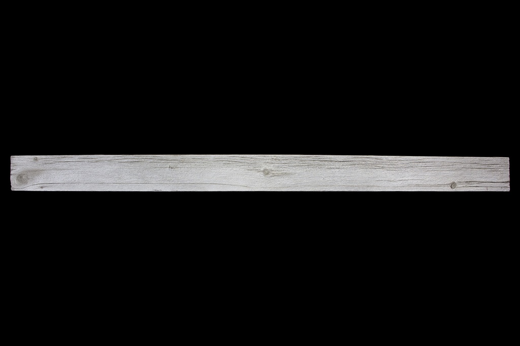 MagraHearth - Mantel natural wood 6' whitewash