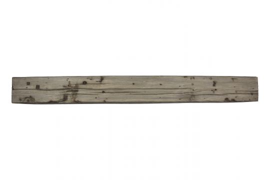 MagraHearth - Mantel rustic barn wood 4' silver