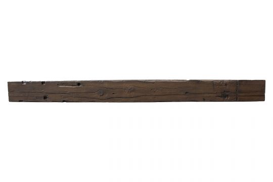 MagraHearth - Mantel rustic barn wood 5' brown