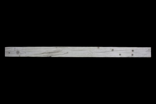 MagraHearth - Mantel rustic barn wood 6' whitewash