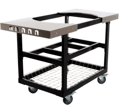 [PG00370] Primo - Cart Base with Basket and SS Side Shelves for XL 400, LG 300