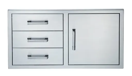 [BSAW4222ST] Primo - Single Door with Triple Drawer, 42-in. W x 22-in. H 