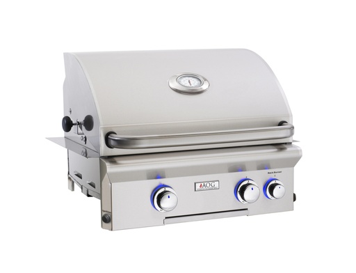 [24NBL] AOG - 24" Built-In Gas Grill W/LIGHTS, SI,NAT